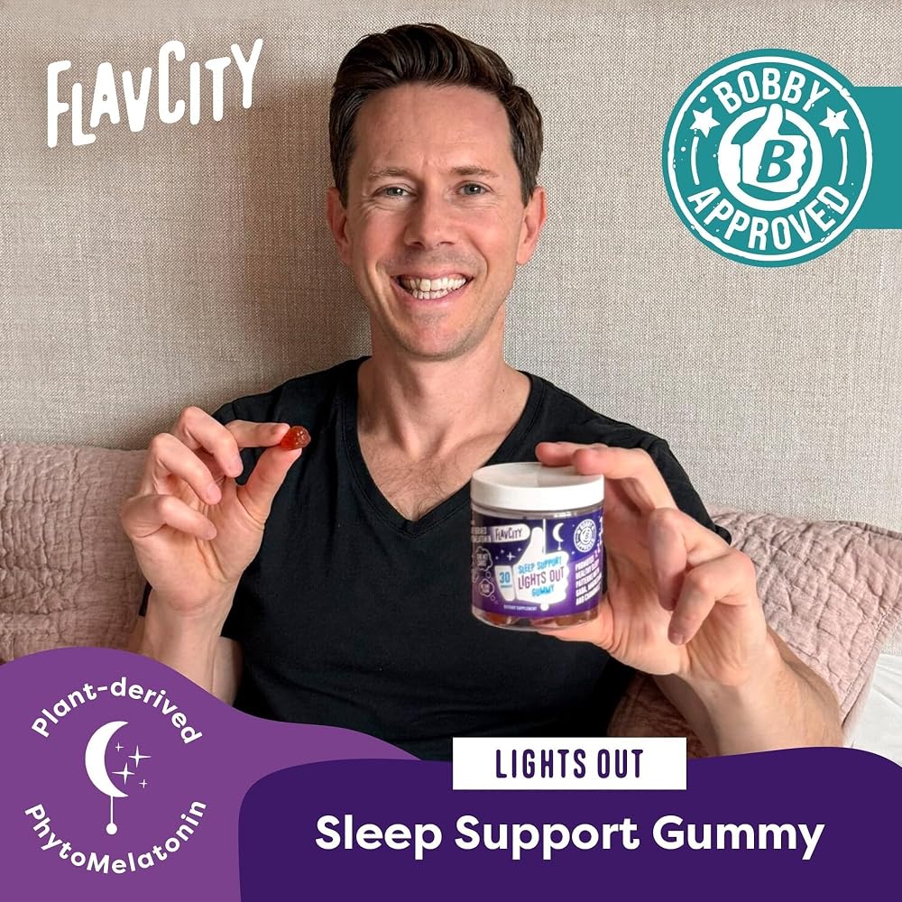 FlavCity Lights Out Sleep Gummies with Melatonin & Magnesium - 30 Count - image 3
