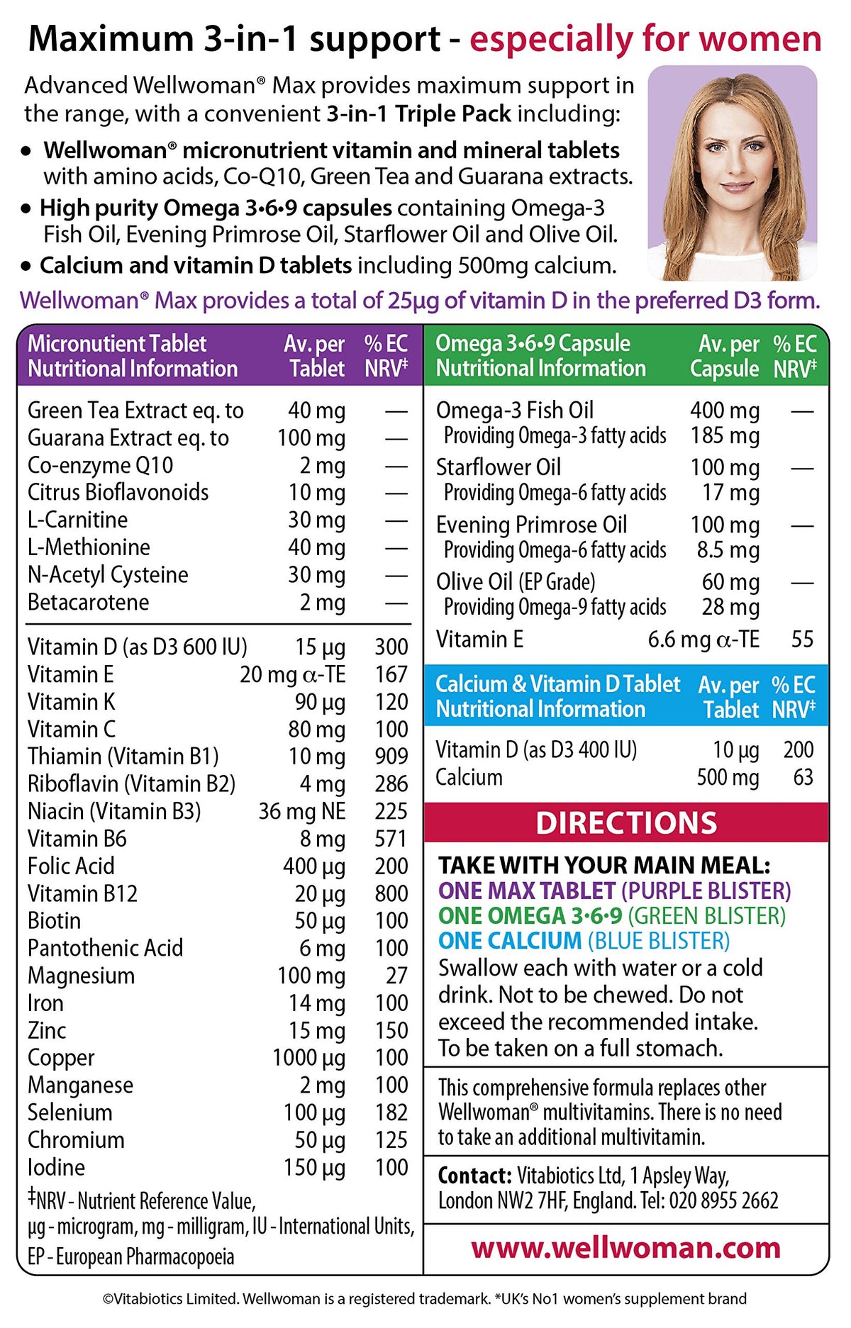 Wellwoman Max Multivitamin - 84 Capsules - image 4
