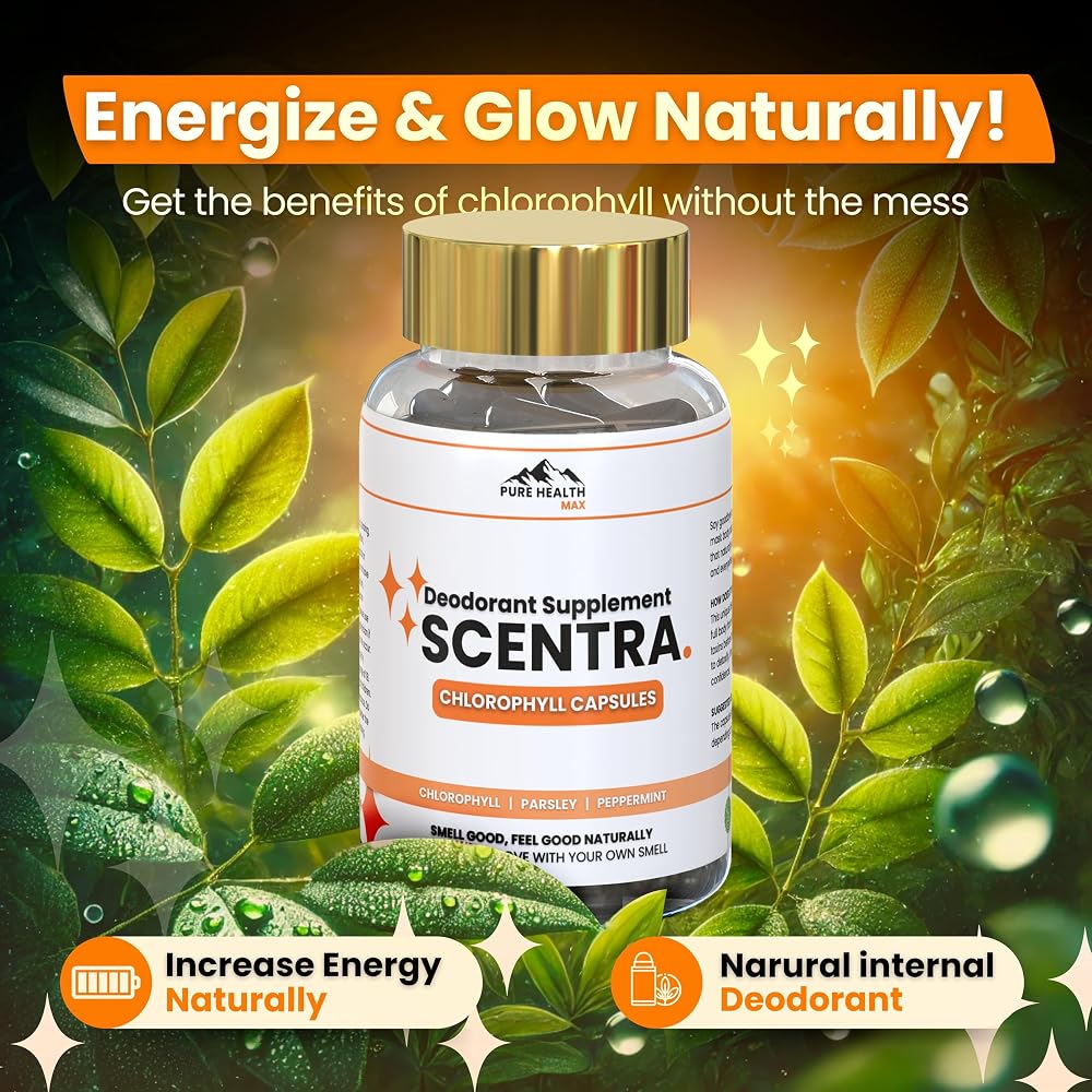 Pure Health Max Scentra Chlorophyll Capsules - 60 Tablets - image 6