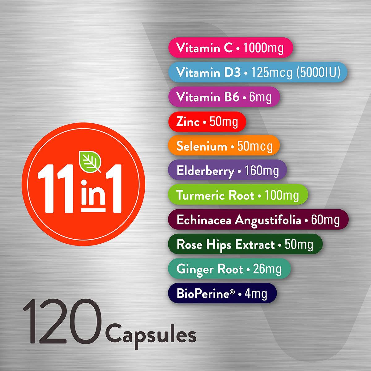 Viteey 11 in 1 Immune Defense Support Supplement Booster with Vitamin