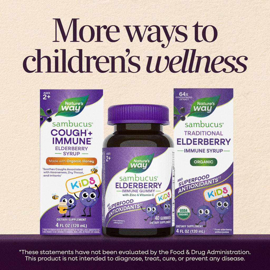Nature's Way Sambucus Kids Elderberry Immune Gummies - 60 Gummies - image 8