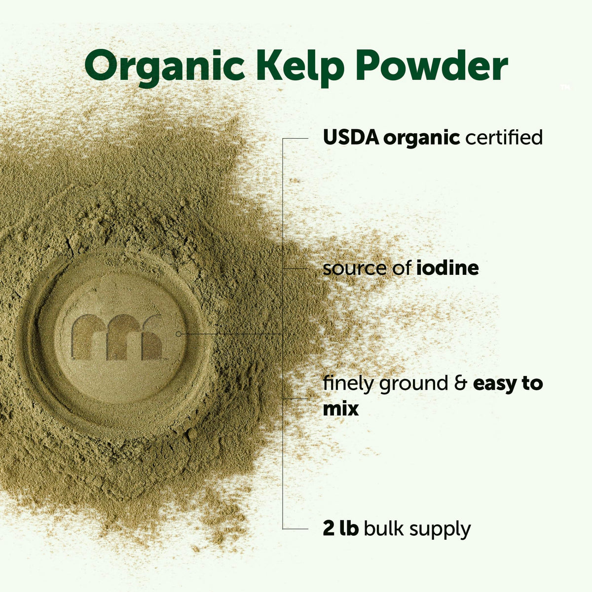 Micro Ingredients Organic Kelp Powder - 2 lb - image 3
