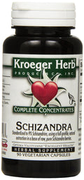 Kroeger Herb Schizandra Vegetarian Capsules - 90 Count