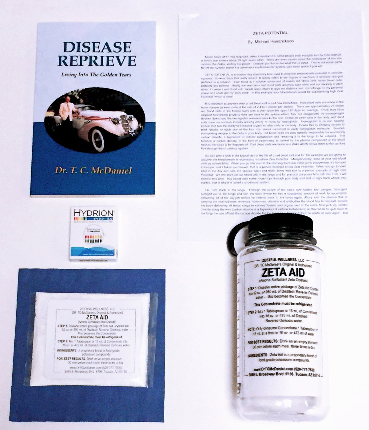Zestful Wellness Zeta Aid Starter Package - 1 Kit