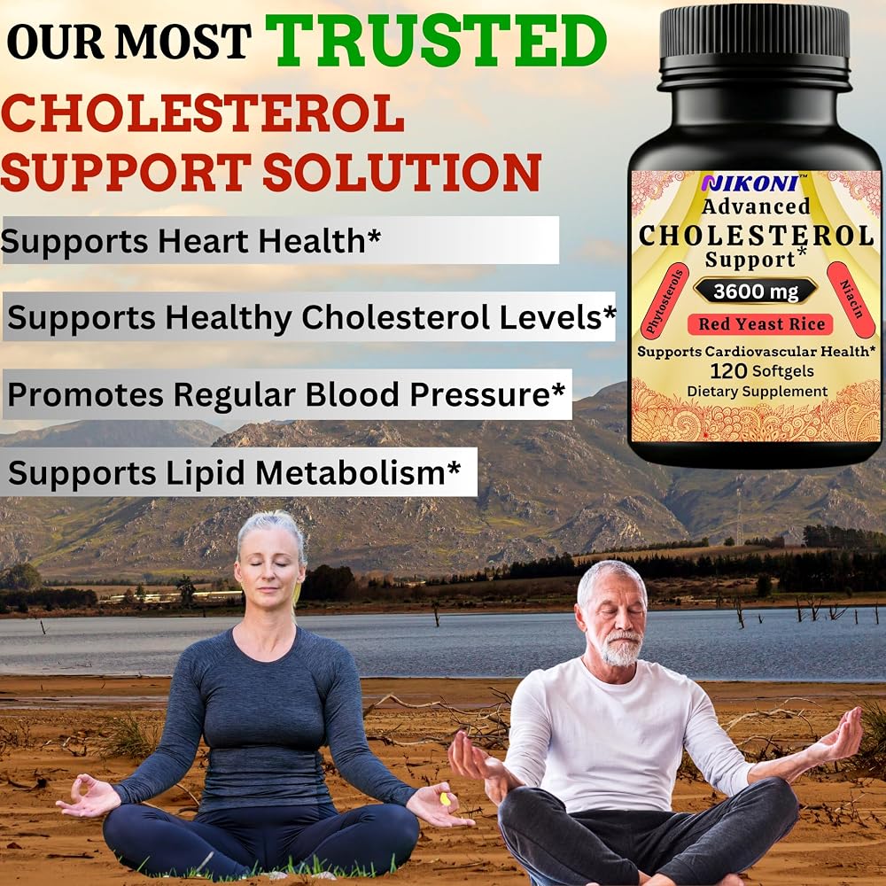 Nikoni Advanced Cholesterol Support 3600 mg Plant Sterols
