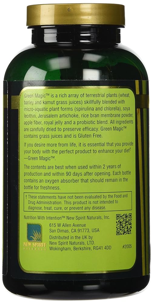 New Spirit Naturals Green Magic Powder Organic Superfood - 10 oz - image 3