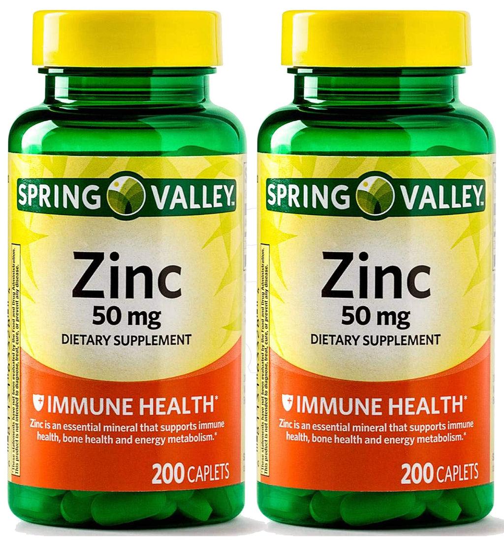 Earth&ME Spring Valley Zinc 50 mg - 200 Tablets