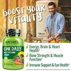 NATURELO Multivitamin for Men One Daily - 240 Vegetarian Capsules - image 2
