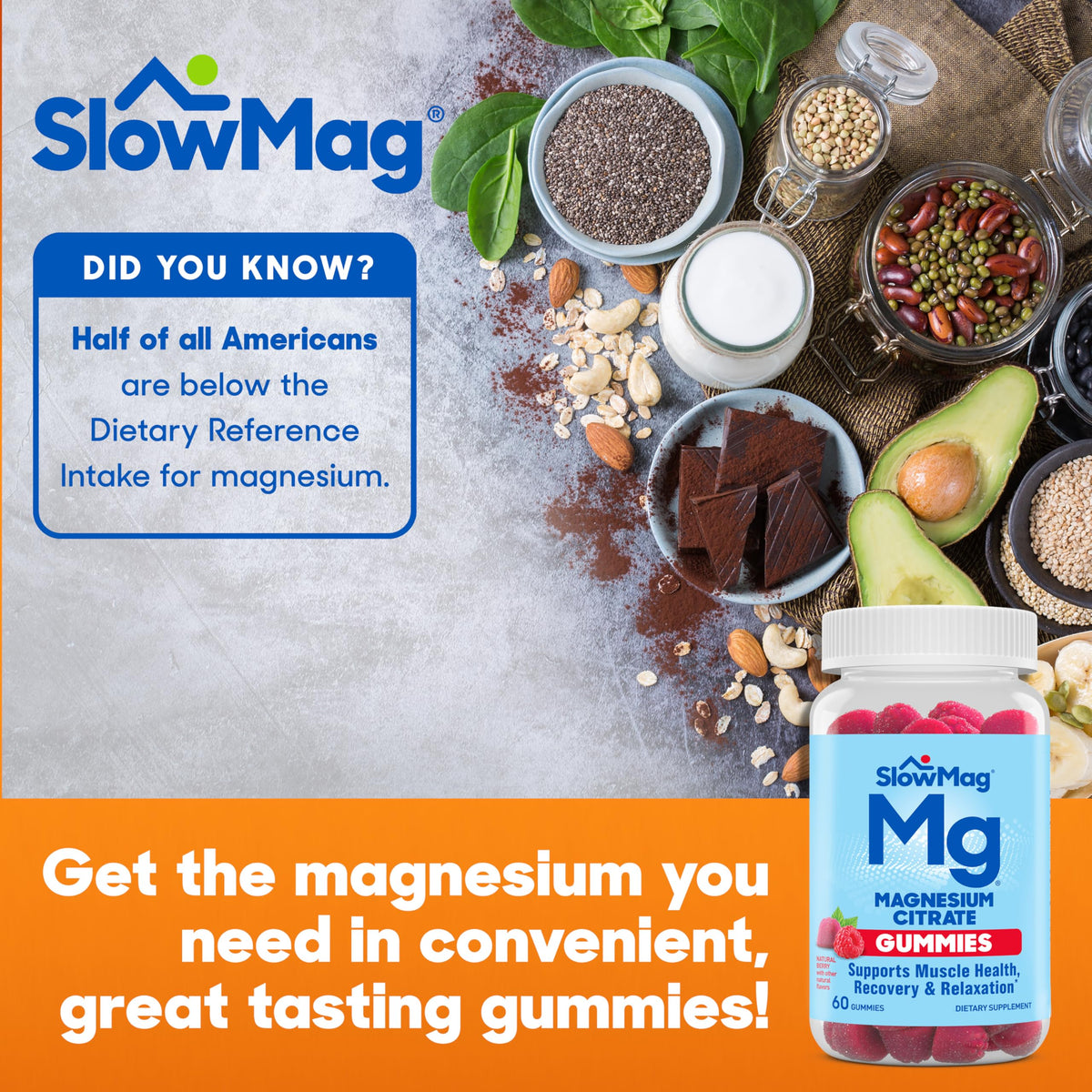 Slow-Mag Magnesium Citrate Gummies - 60 Count - image 7