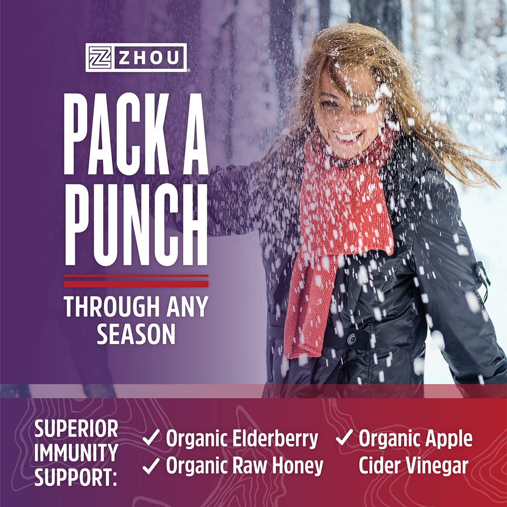 ZHOU Elder-Mune+ Elderberry Immune Syrup - 8 Fl Oz - image 6