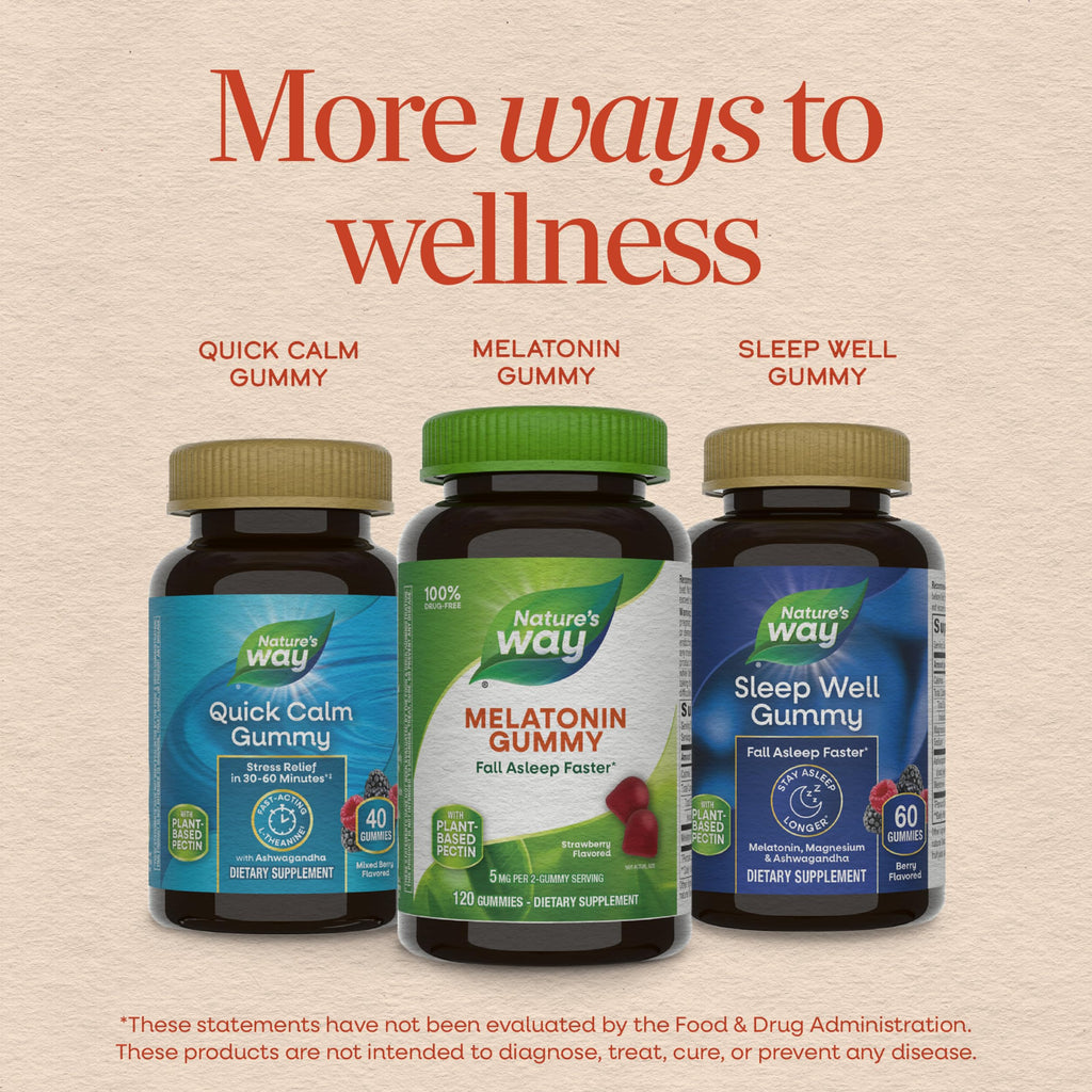 Nature's Way Adult Melatonin Gummies Sleep Support - 120 Gummies - image 7