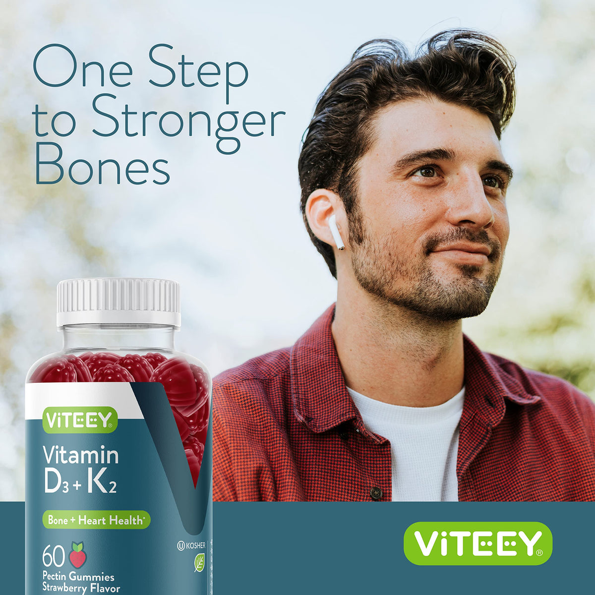 Viteey Vitamin D3 K2 Gummies