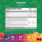 Nutricost Organic Super Greens Variety Pack - 20 Stickpacks - image 2