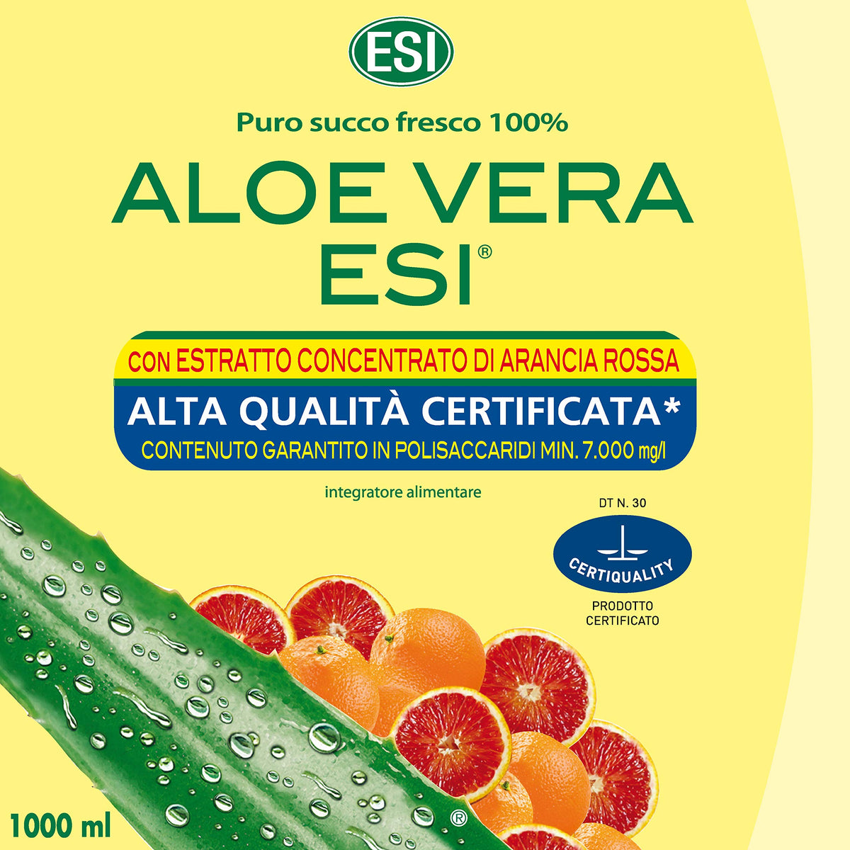 ESI Aloe Juice with Red Orange - 1000 mL - image 2