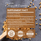 Hebhac Herbs Fenugreek Capsules for Lactation Support - 60 Capsules - image 2