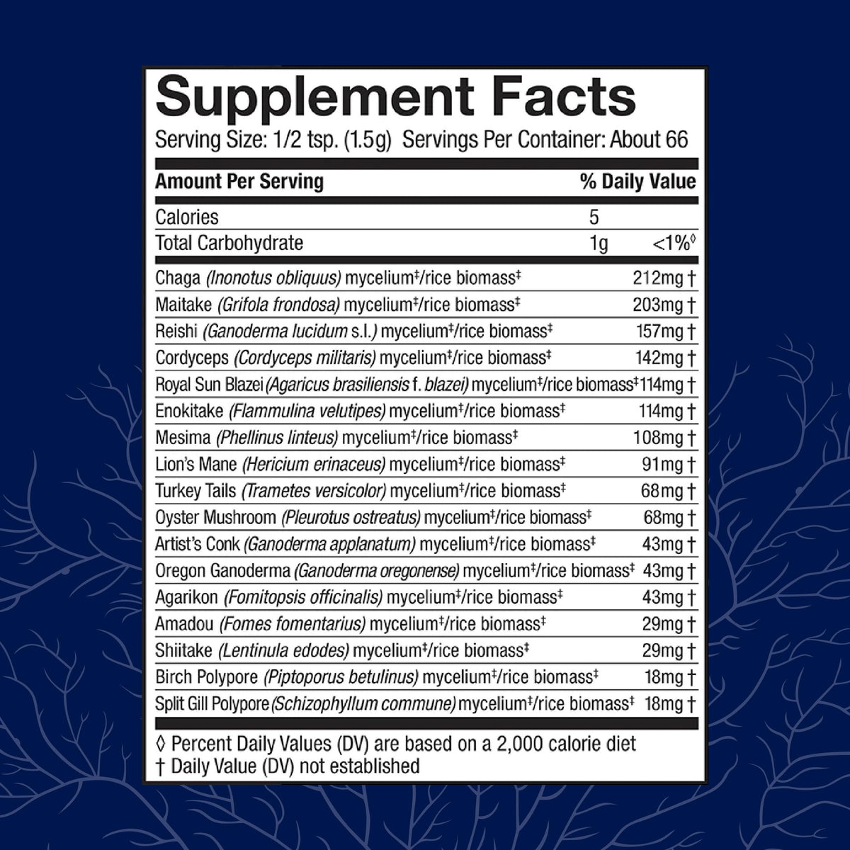 Host Defense MyCommunity Mushroom Powder for Immune Support - 100g - image 2