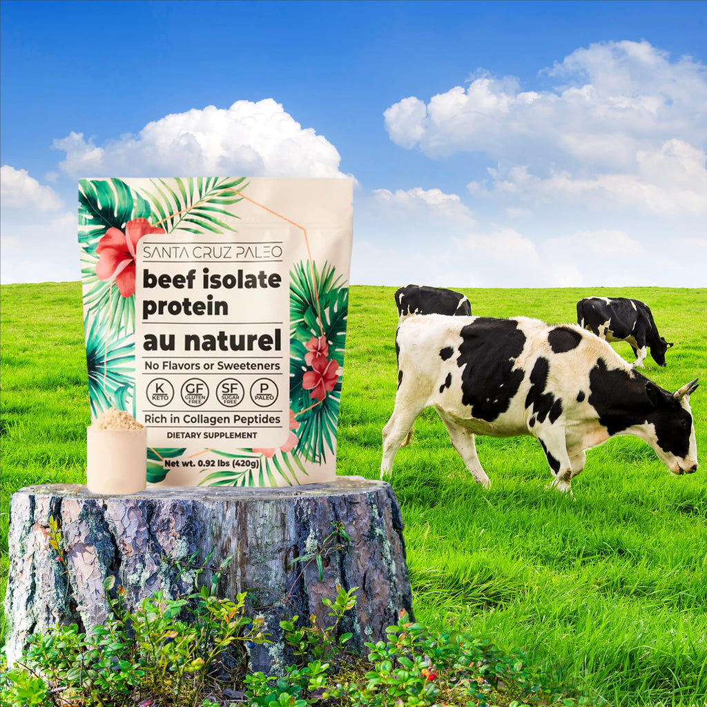 Santa Cruz Paleo Beef Isolate Protein Powder - 1.1 lbs - image 2