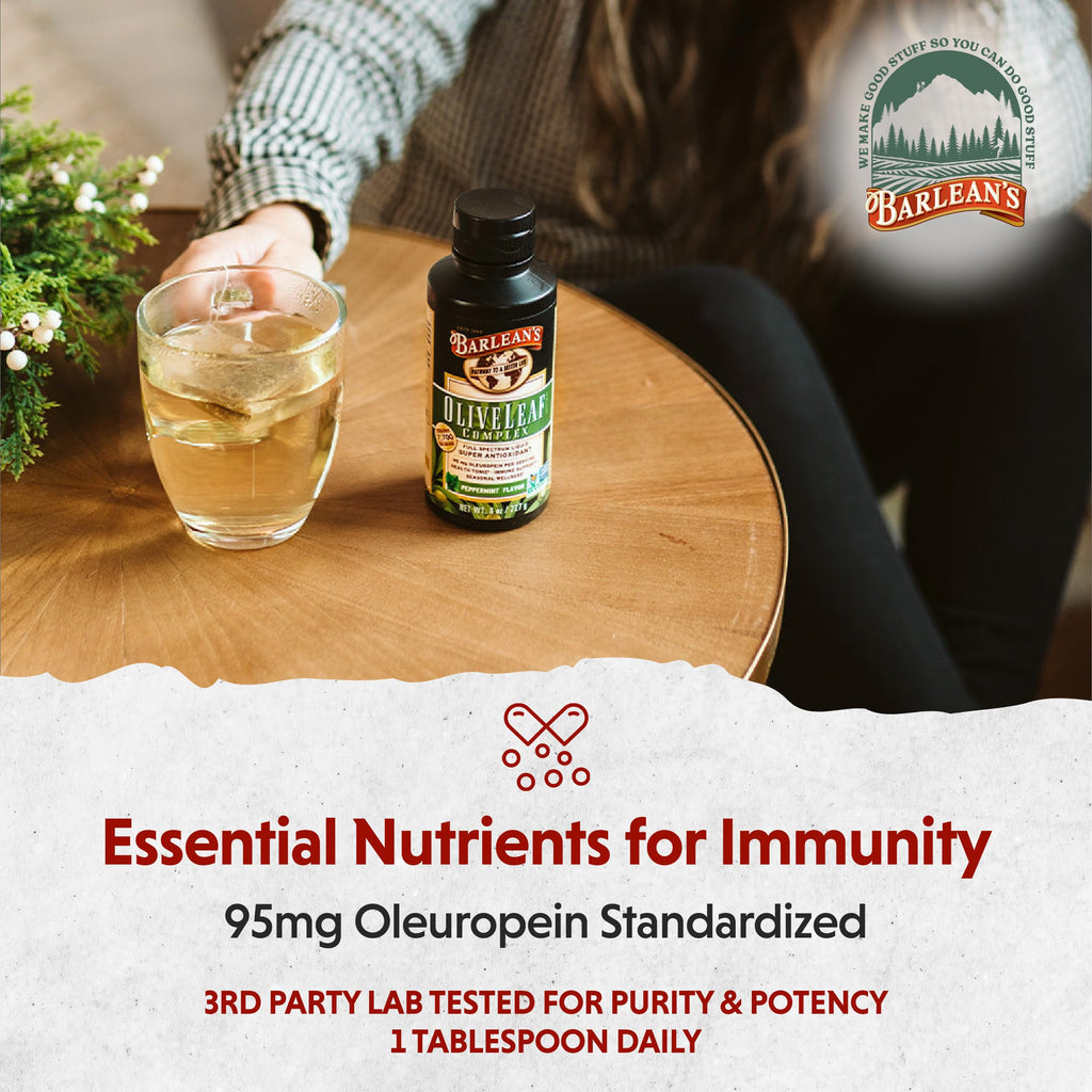 Barlean's Olive Leaf Complex 95mg Oleuropein