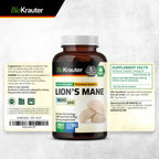BIO KRAUTER Lion's Mane for Focus Support & Brain Health - 250 Capsules - image 9