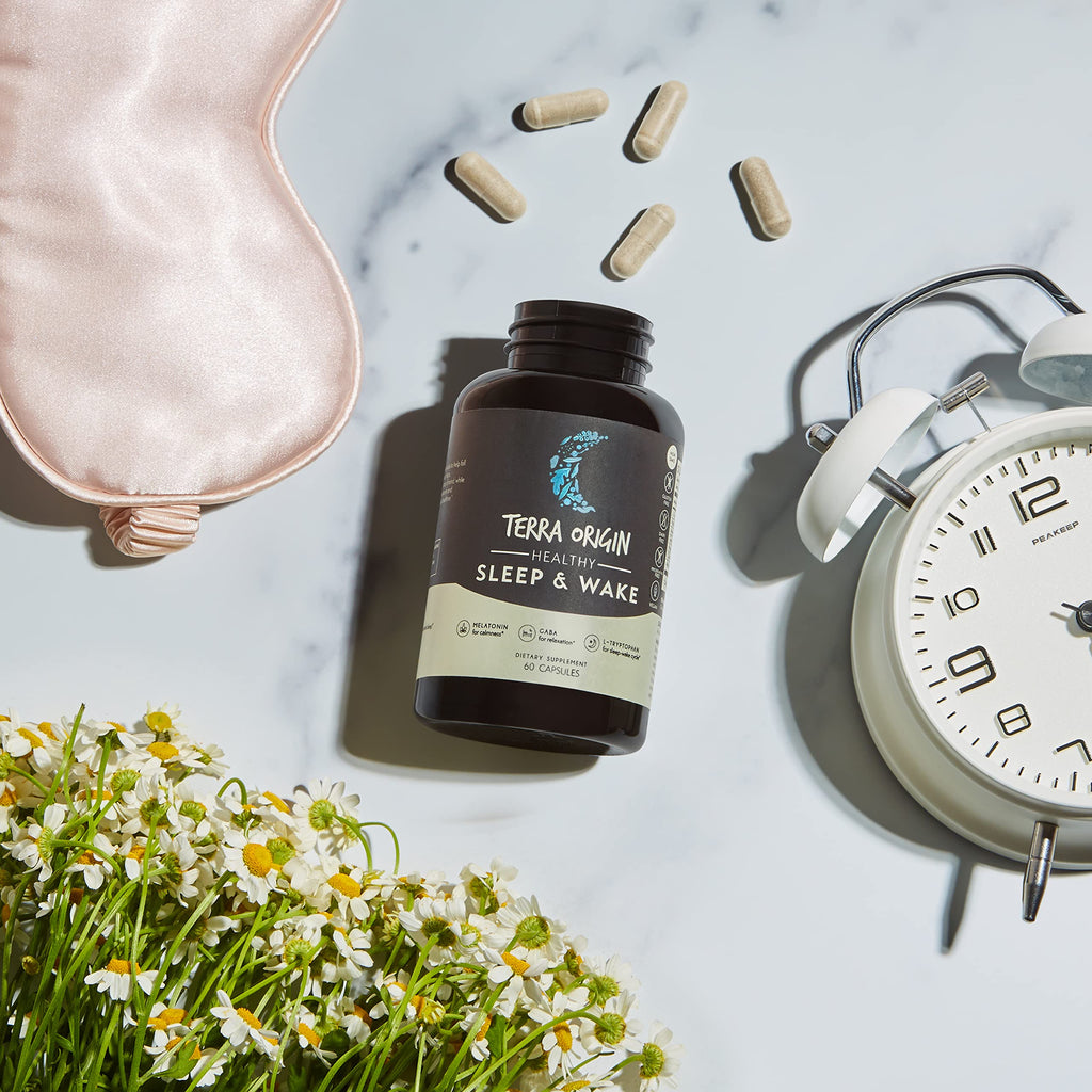 TERRA ORIGIN Healthy Sleep & Wake Natural Sleep Aid - 60 Capsules - image 6