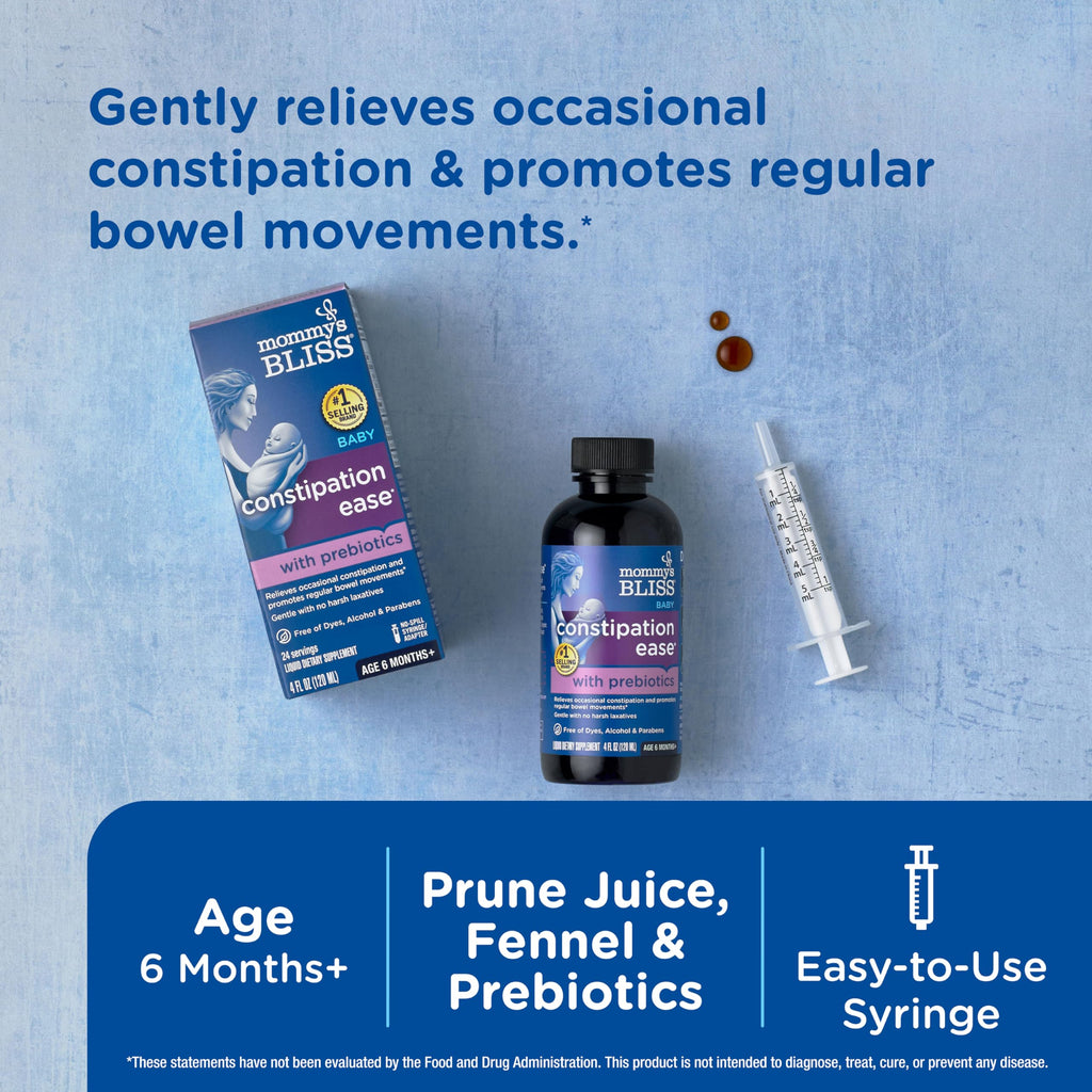Mommy's Bliss Constipation Ease + Prebiotics - 4 Fl Oz - image 2