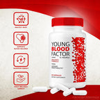 NutraRize Young Blood Factor Capsules Energy Support - 120 Capsules - image 5