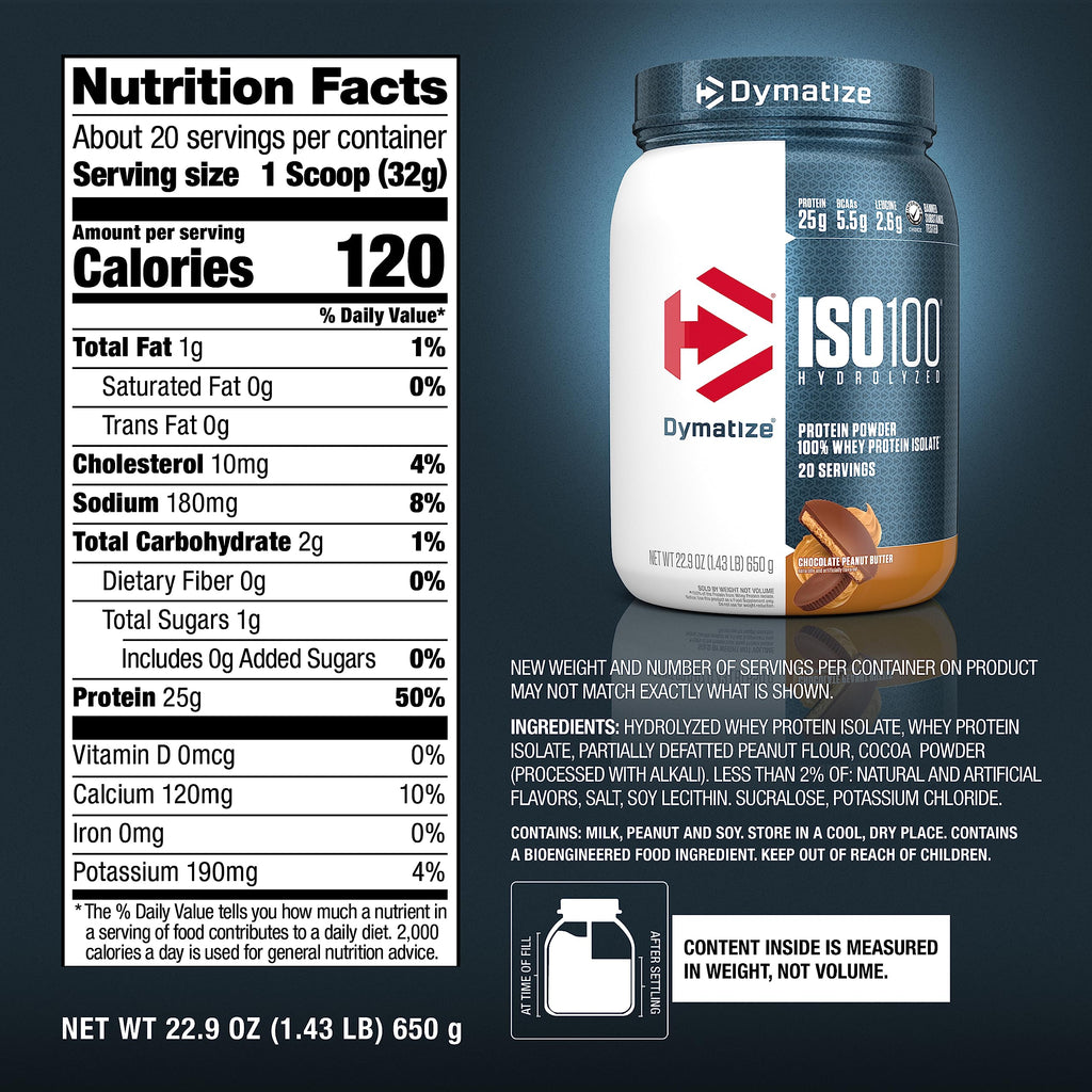 Dymatize ISO100 Hydrolyzed Protein Powder