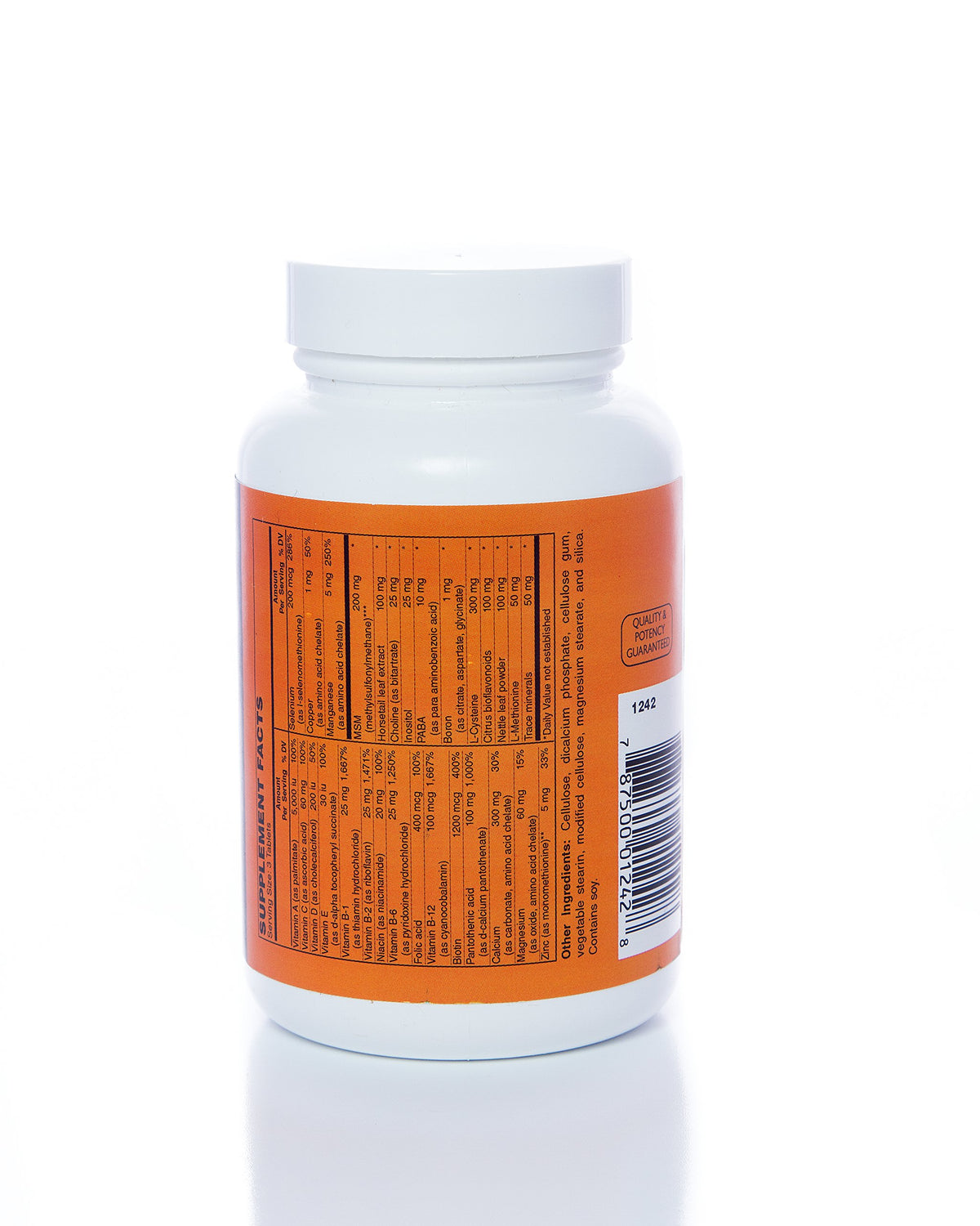 Nature Land Candles Hair, Skin, Nails MSM - 90 Capsules - image 2
