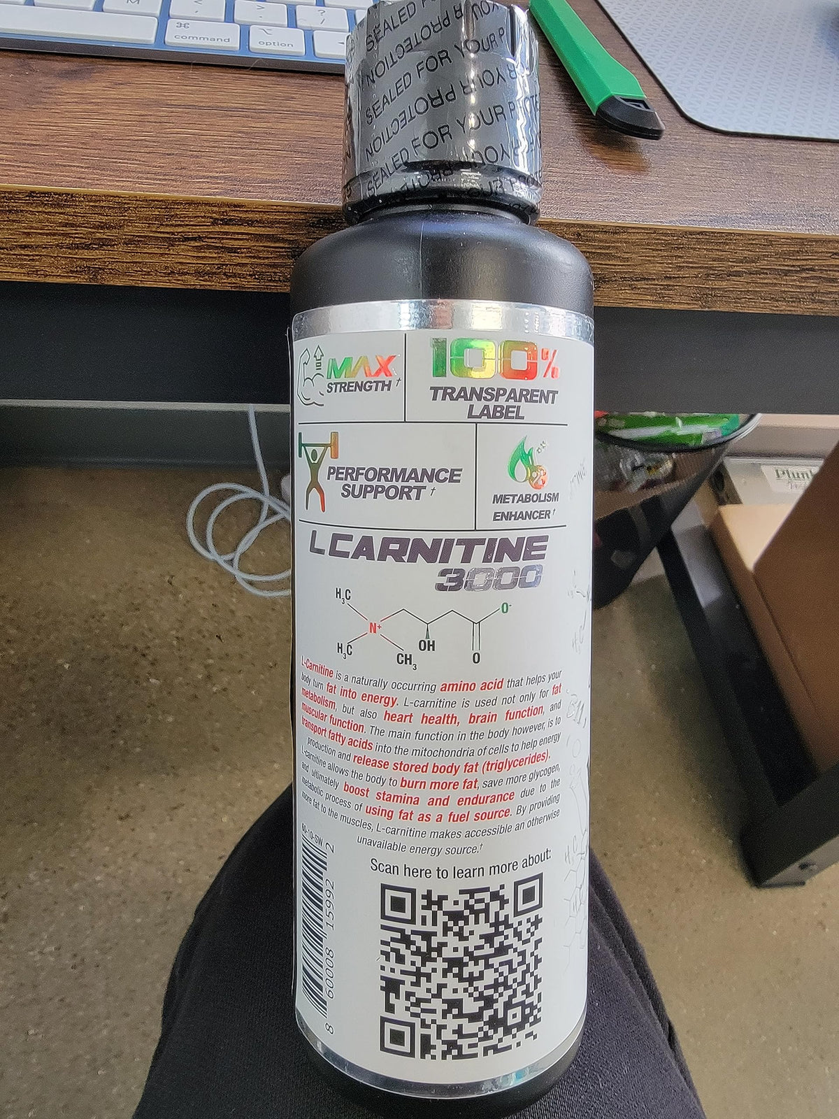 DRAGON PHARMA L-Carnitine 3000 Amino Acid Supplement - 32 Servings - image 4