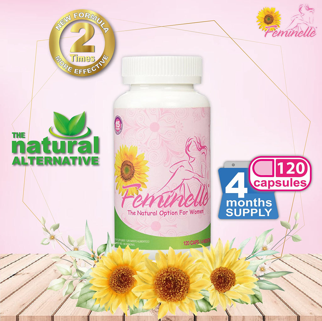 Feminelle Menopause Supplement Original Formula - 120 Capsules - image 2