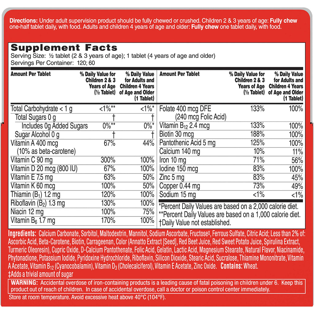 Flintstones Complete Children's Multivitamin Chewable Tablets - 60 Count - image 6