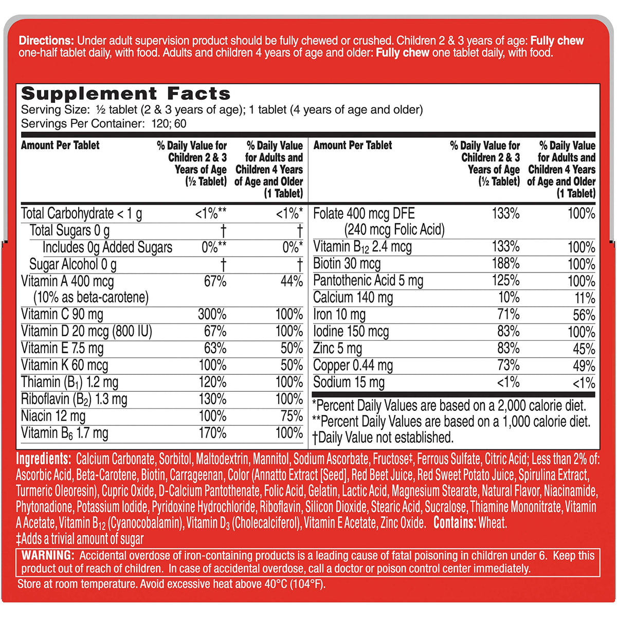 Flintstones Complete Children's Multivitamin Chewable Tablets - 60 Count - image 6