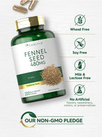 Carlyle Fennel Seed 480mg Herbal Supplement - 200 Capsules - image 4