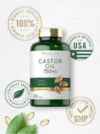 Carlyle Castor Oil Softgels 750 mg - 200 Softgels - image 5