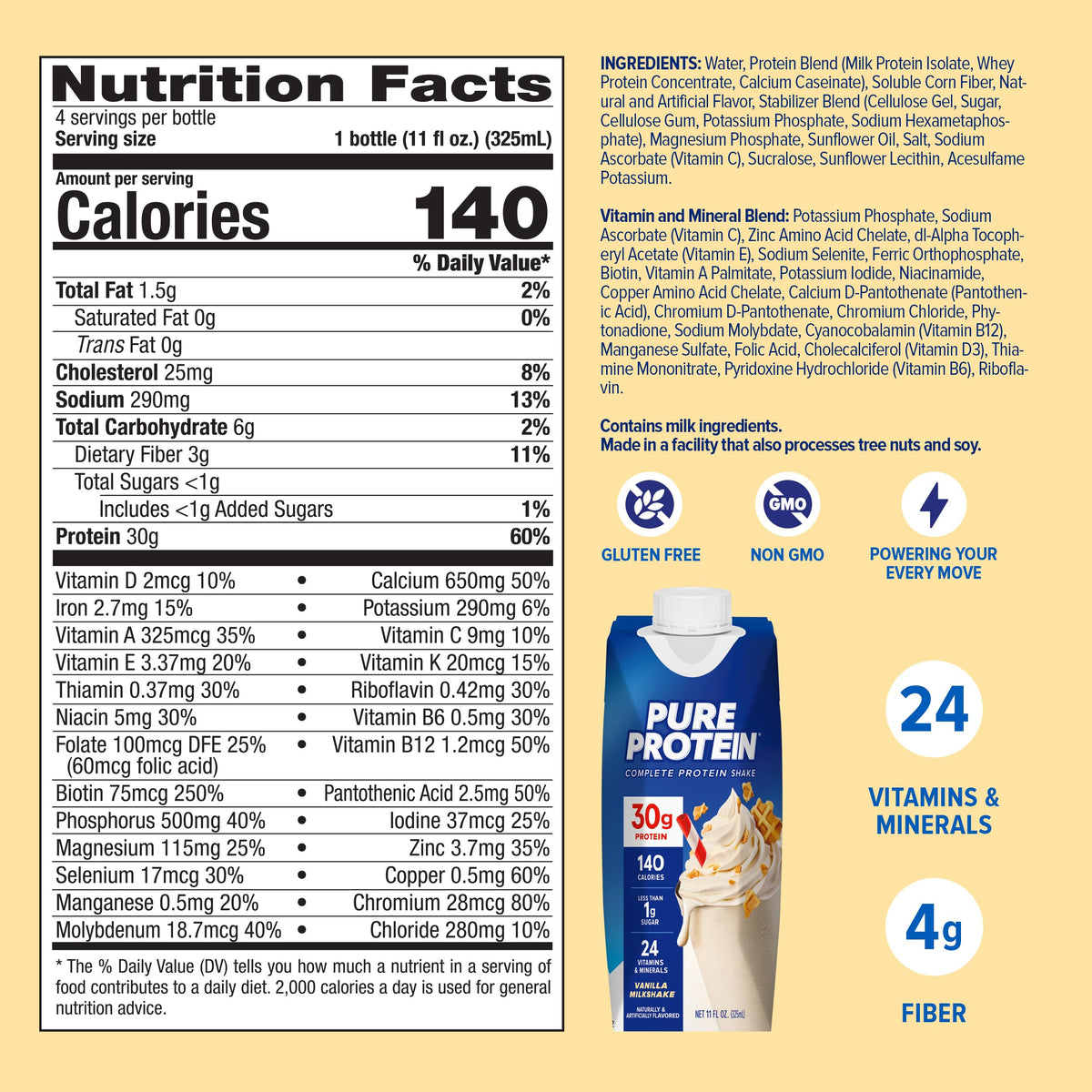 Pure Protein Complete Protein Shake