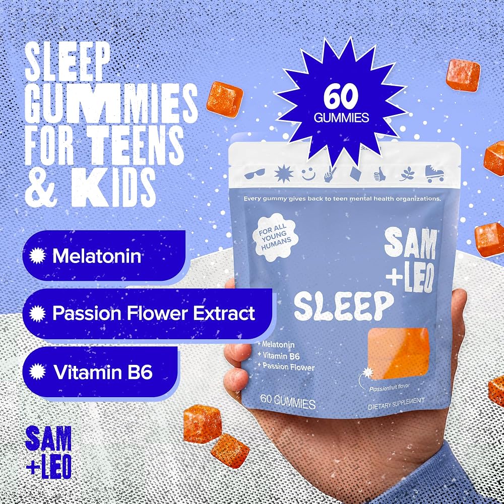 SAM+LEO Gummy Vitamins for Kids & Teens