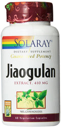 Solaray Jiaogulan 410mg Capsules - 60 Count
