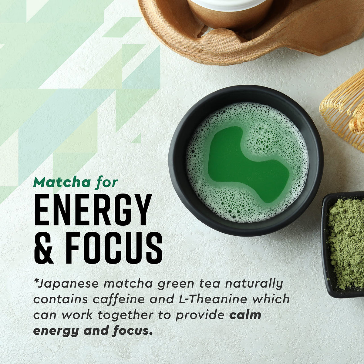 360 Nutrition Matcha Chlorophyll Liquid Drops with L-Theanine - 60 Servings - image 4