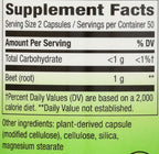 Nature's Way Beet Root Powder 500mg - 100 Capsules - image 3
