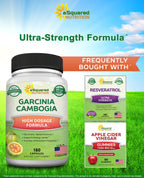 aSquared Nutrition Garcinia Cambogia 1600mg - 180 Capsules - image 6