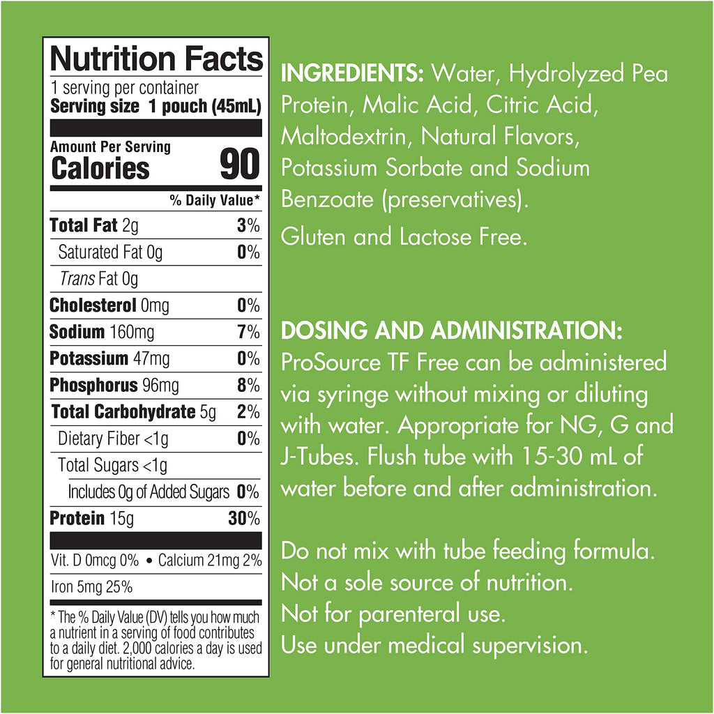 Medtrition ProSource TF Free Liquid Plant-Based Protein - 25 Pack - image 2