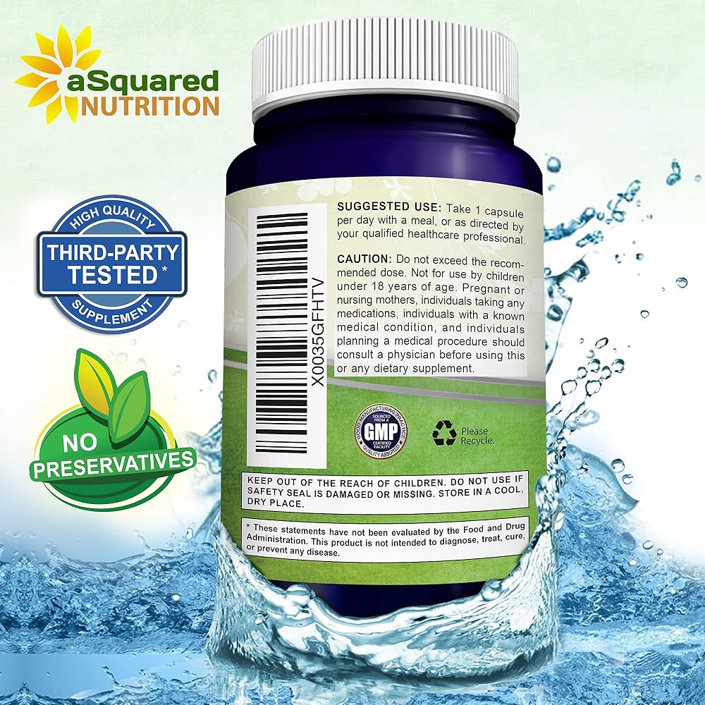 aSquared Nutrition Apigenin 50mg & L-Theanine 200mg - 120 Capsules - image 7