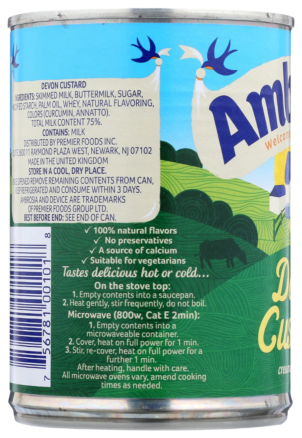Ambrosia Custard Devon - 14.1 oz Can - image 2