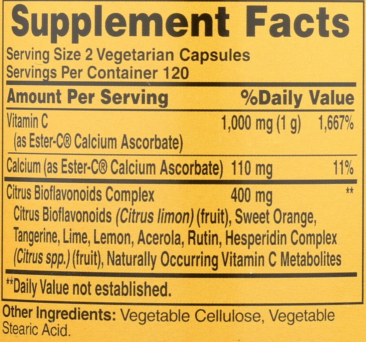 American Health Ester-C 500 Vitamin C with Bioflavonoids - 240 Capsules - image 2