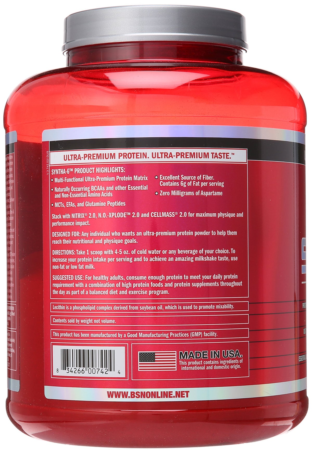 BSN SYNTHA-6 Whey Protein Powder with Micellar Casein