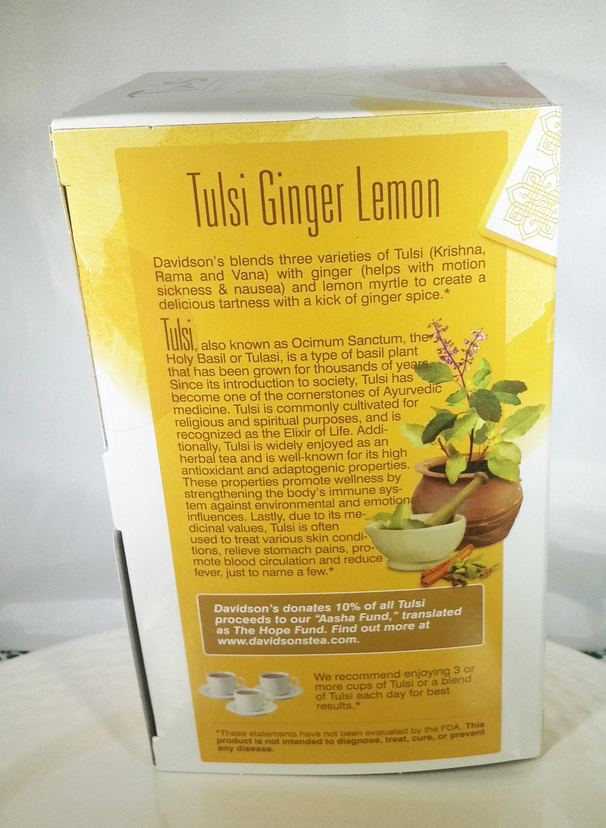 Good Life To Go Tulsi Ginger Lemon Organic Tea - Box of 25 - image 3