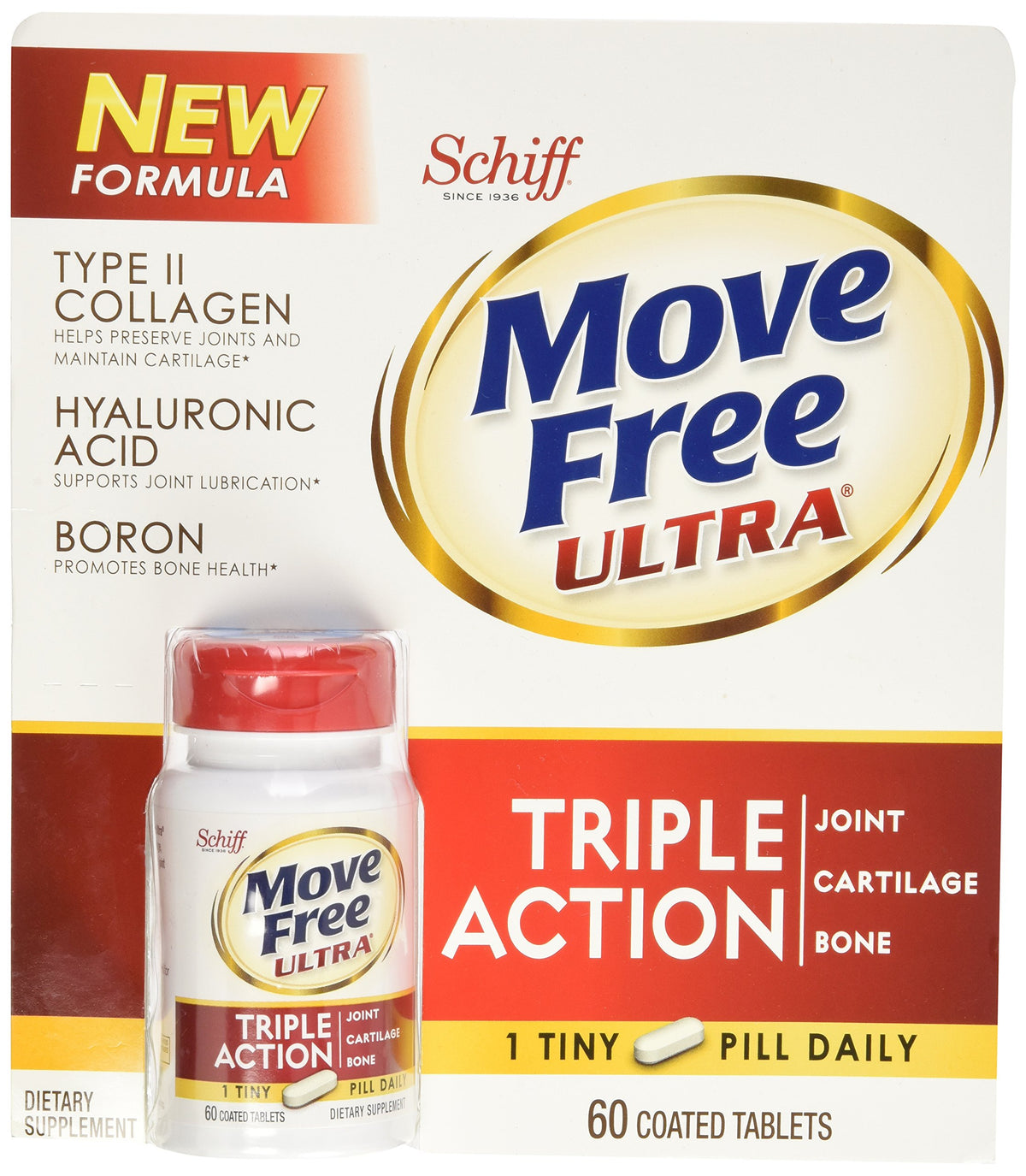 Schiff Move Free Ultra Joint Supplement - 60 Tablets