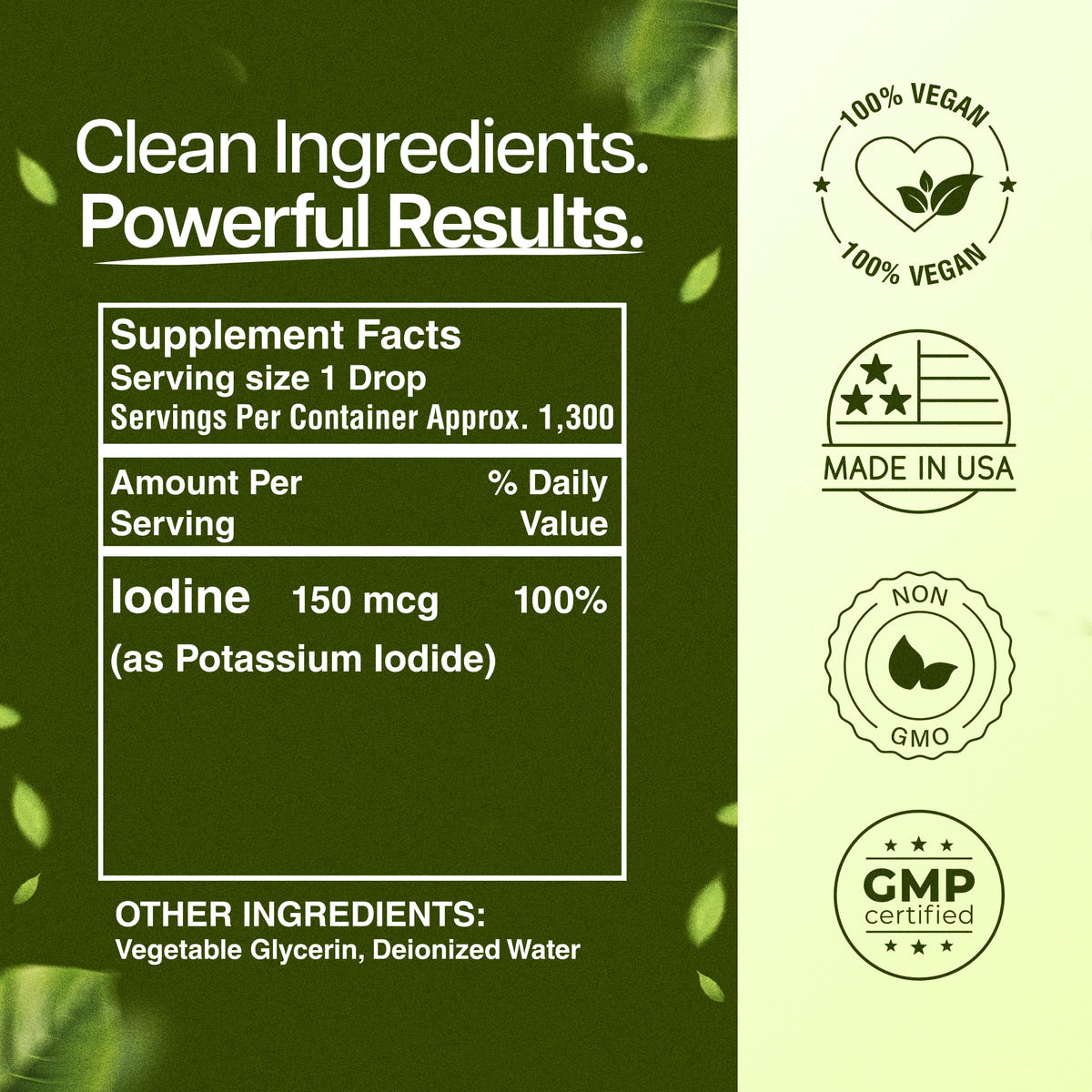 Benevolent Nourishment Liquid Iodine Drops Thyroid Support - 2 Fl Oz - image 6