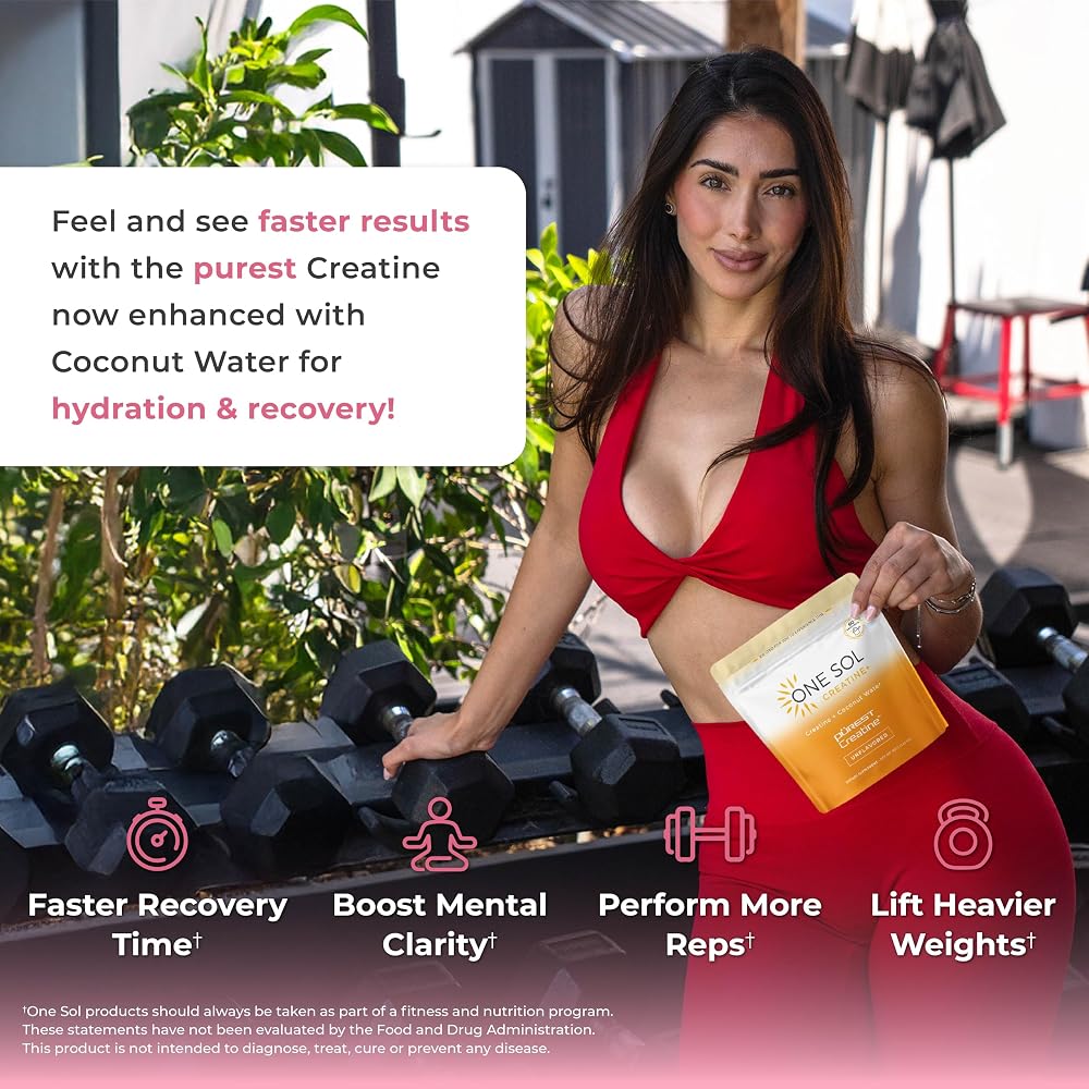 One Sol Women's Creatine for Muscle & Recovery - 60 Servings - image 4
