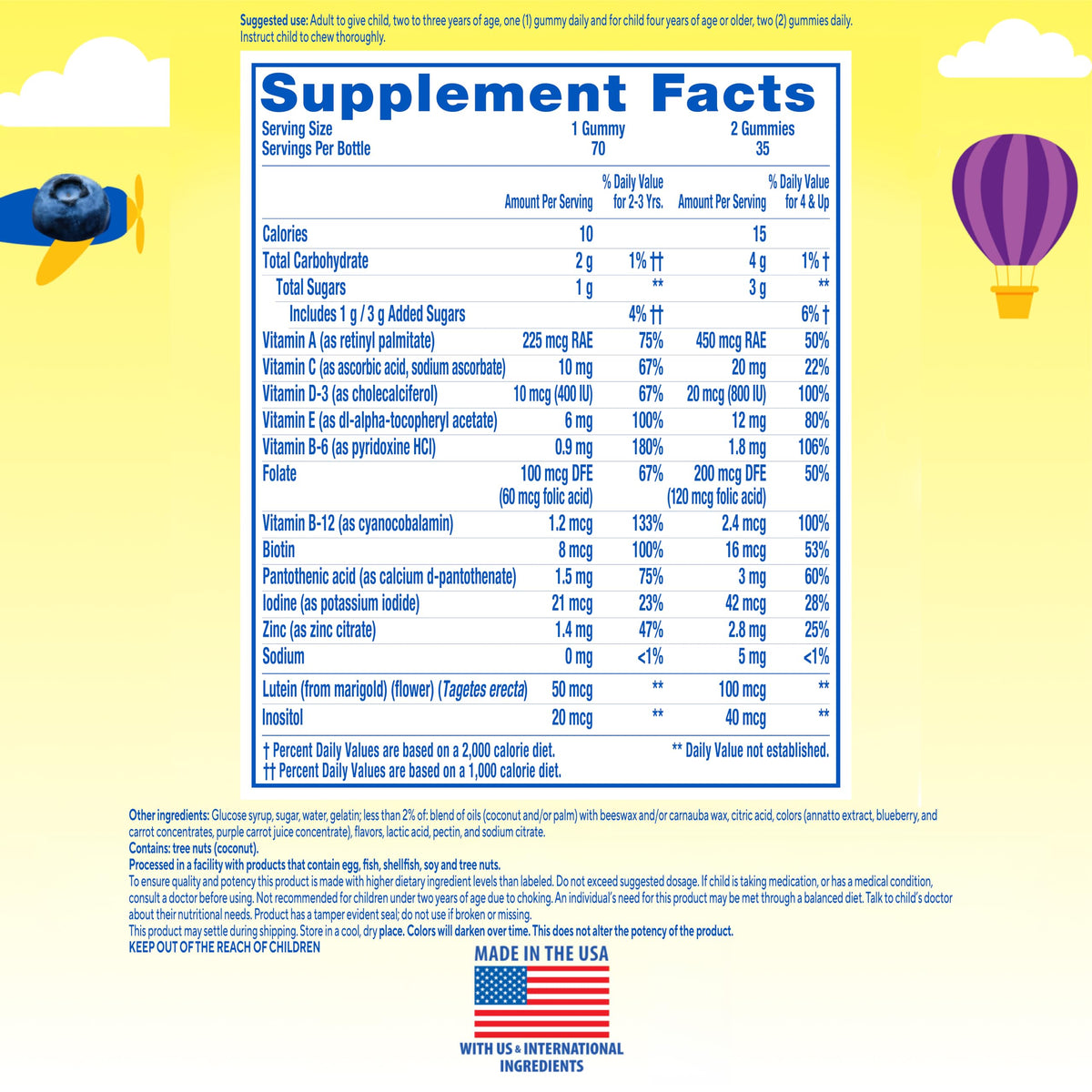 Lil Critters Kids Multivitamin Gummies - 70 Count - image 2